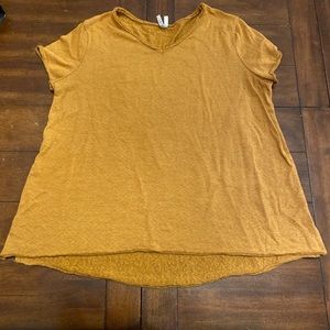 Mudd Warm Ginger Short Sleeve Shirt